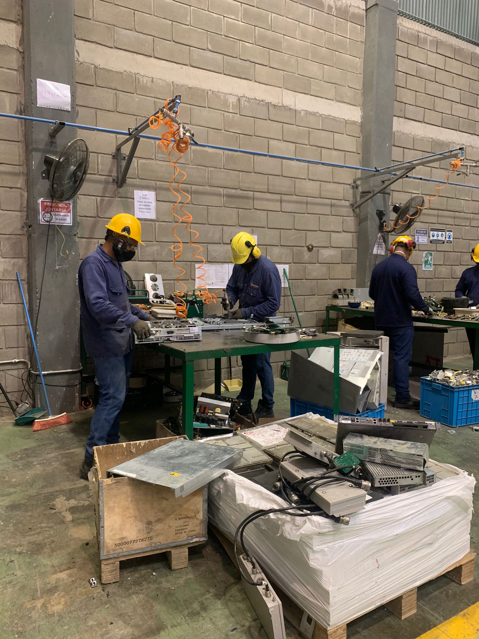 PTNW recycling team at work